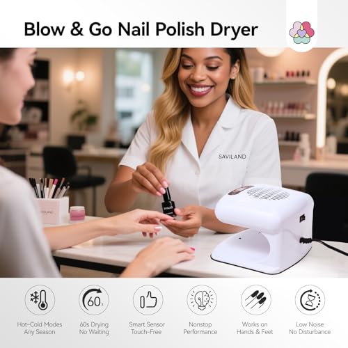 Large White 300W Nail Dryer for Regular Polish - Salon & Home Use