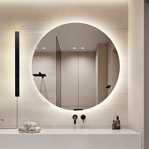 Black 39.3-Inch LED Wall Sconce - Modern Long Wall Light with Plug-In Cable