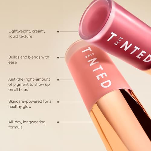 Live Tinted Blush Crush Soft Pink - Buildable Creamy Liquid Blush 1 oz