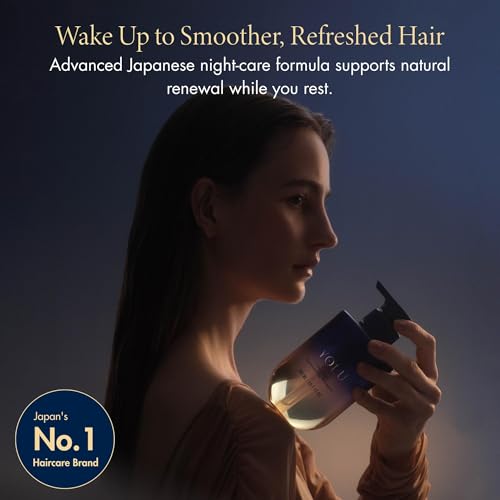 Night Repair Shampoo & Conditioner Set for Damaged Hair - Sulfate-Free, Frizz Control & Hydrating - Japanese Hair Care with Neroli & Jasmine - 10.1 fl oz / 10.5 oz