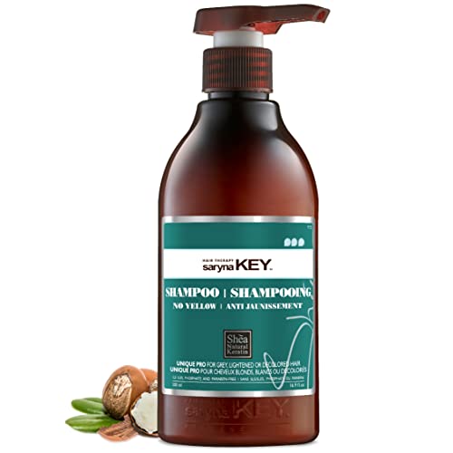 Purple Toning Shampoo with Shea Butter - 16.9 Fl Oz - Neutralizes Yellow & Brass Tones - Cruelty-Free Hair Care