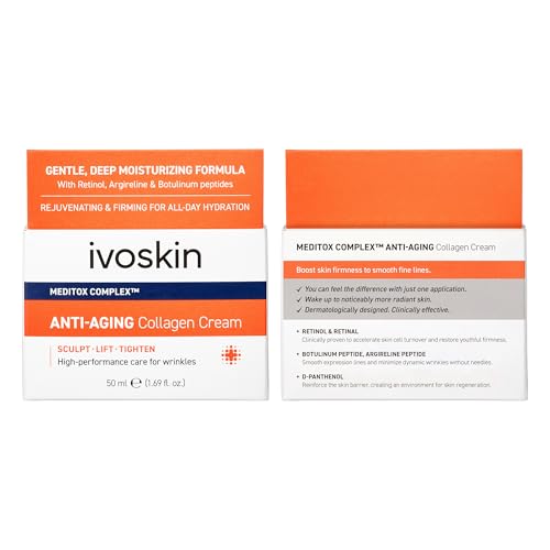 Collagen Neck Cream with Retinol & Peptides for Firming & Wrinkle Care - 1.69 fl oz