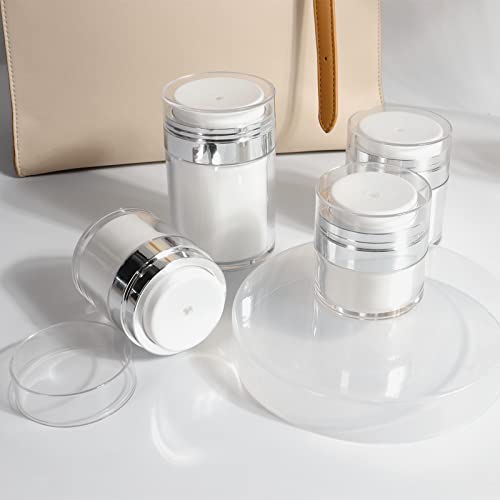 3 Pack Airless Pump Bottles for Moisturizer 3.5 Oz – Mluchee Set of 3