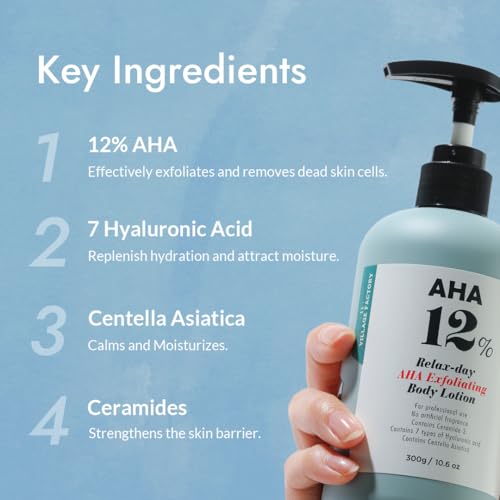 VILLAGE11FACTORY Relax Day AHA 12% Exfoliating Body Lotion - Individual