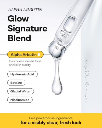 Bano Alpha Arbutin Glow Serum for Bright, Hydrated Skin - 2% Arbutin & Niacinamide