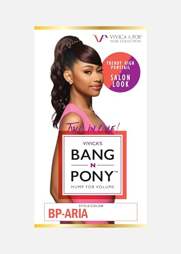 Layered Body Curl Ponytail with Side Swept Bang 99J Red Burgundy Wine - Hair Extension