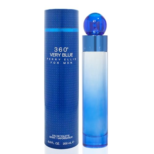 Men's Eau De Toilette Spray 6.8 Fl Oz - Perry Ellis 360° Very Blue with Variation of THIS listing