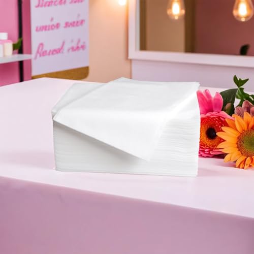 Disposable Waterproof Massage Table Sheets 31.5 x 71 Inches - White, 100 Pcs