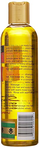 African Royale Hot Six Hair Oil 8oz Pack of 3 - Natural Hair & Scalp Treatment with Herbs