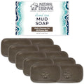 Natural Elephant Dead Sea Mud Soap Bar | Mineral-Rich Face & Body Cleanser with Natural Dead Sea Minerals | 4.4 oz (125 g) Pack of 10