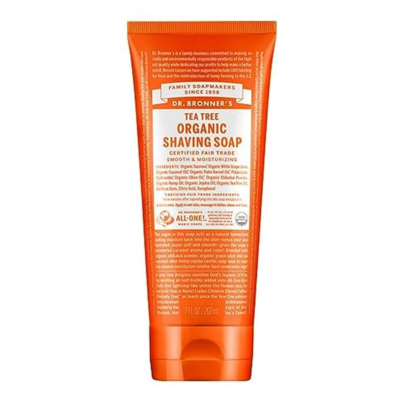 Dr Bronners, Shave Gel Tea Tree Organic, 7 Fl Oz