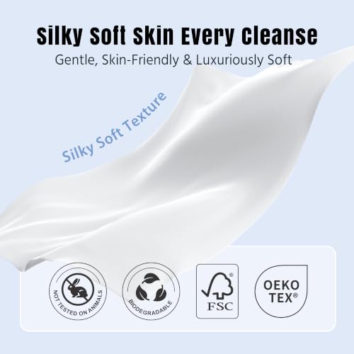 Ourmed Life Disposable Healthy Aging Face Towels with Glycerin - 50 Count Pack of 2