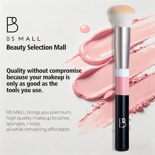14-Piece Makeup Brush Set with Travel Bag - Face, Eye & Concealer Tools