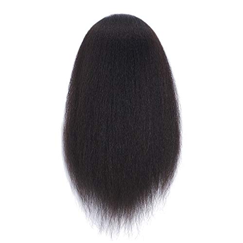 Headfix Mannequin Head with 100% Real Hair for Hairdressing Practice, Clamp Stand Included