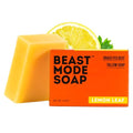 Beast Mode Soap for Men, Lemon Leaf, Single Bar ? Natural Grass-Fed Tallow Bar Soap, Fresh Scent, Handcrafted, Non-Toxic