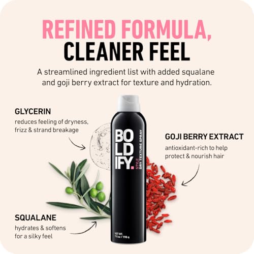 Boldify Dry Texture Spray - Hair Volumizer & Texturizing Spray for Fine Hair - 1 Pack