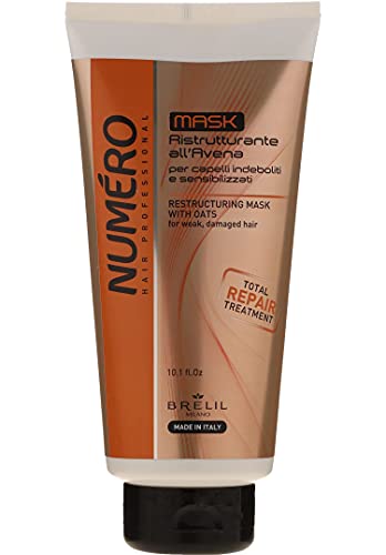 Hair Restructuring Cream Mask with Oat Extracts - Nourishing Hair Treatment 10.1 fl oz
