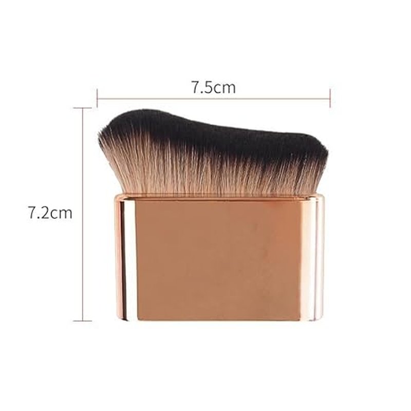 COSHINE Rose Gold Big Self Tanning Blend Brush, COSHINE Oval Foundation Makeup Blender, Kabuki Brush For Face or Body Makeup