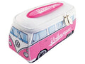 Small VW T1 Bus Camper Toiletry Bag Cosmetic Case - Pink, Water-Resistant, Travel-Friendly