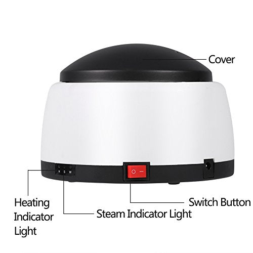 Steam Nail Polish Remover Machine, 36W Electric Portable Nail Steamer Steam Off Gel Nail Removal Machine for Home Gel Polish