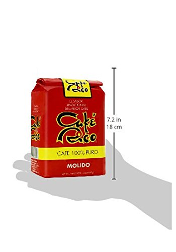 Cafe Rico Ground Coffee Medium-Dark Roast 14oz Bag - Pack of 8 - Unflavored