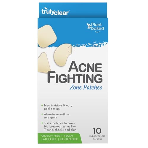 Truly Clear Acne Pimple Patches Assortment - 10 Count, Hydrocolloid Face & Body