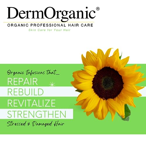 DermOrganic Color Care Sulfate-Free Cream Shampoo for Color-Treated Hair 17 fl oz