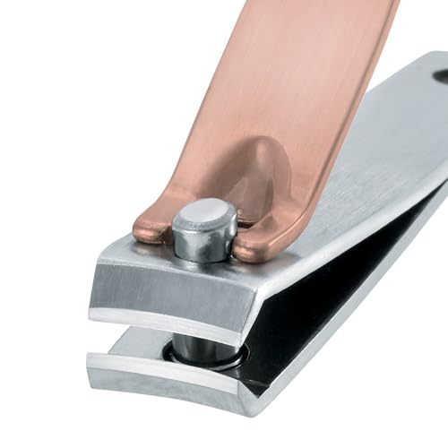 Rose Gold Manicure Kit with Clipper, Pushy & Nail Files - Tweezerman
