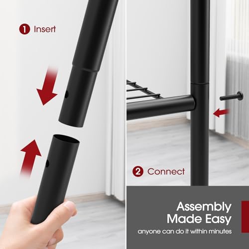 2-Pack Garage Storage Shelves - Heavy-Duty Steel, 33.5 x 12.6 x 72 Inches, Black