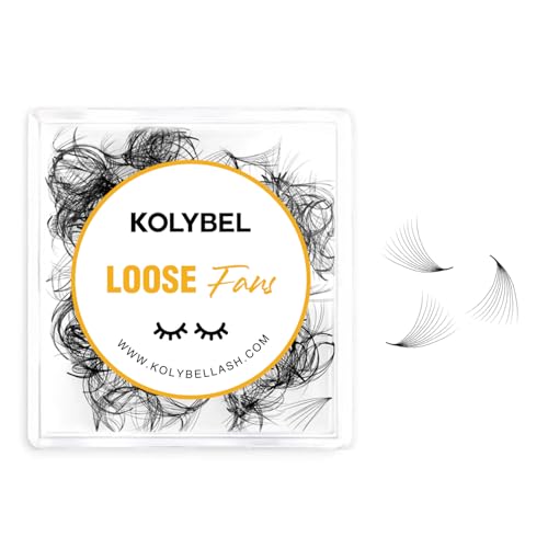500 Premade Fans Lash Extension 10D 0.05 D Curl Promade Fans 12mm Premade Lash Fans for Eyelash Extension Middle Stem Handmade Loose Pre made Eyelash Fans Volume Soft Pointy Base (10D,0.05-D-12MM)
