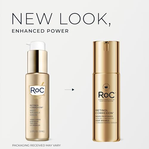 Deep Wrinkle Serum with Retinol and Vitamin C - Anti-Aging Face Treatment