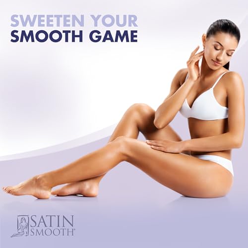 Satin Smooth Medium Sugar Paste Wax for Face & Body Hair Removal - Amber 42.3oz