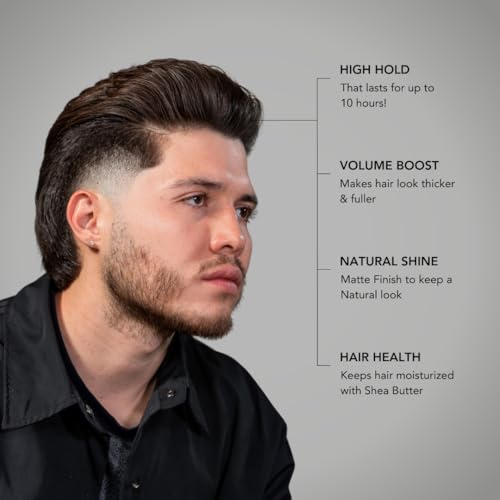 BluMaan Meraki Wax Fiber for Men - Hair Volumizer & All-Day Hold, Natural Finish, Pre & Post Styling, 2.5oz