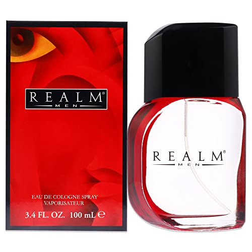Realm Men Erox Cologne Spray Red 3.4 Oz - Daytime, Woody Fragrance