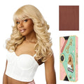 Sensationnel Glamzy Lace Crown Wig Tinsy RosyPink, Glueless Synthetic Hair, Heat Safe Up to 400°F