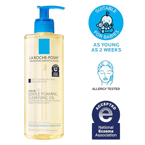 La Roche-Posay Lipikar AP+MAX Triple Repair Moisturizing Body & Face Cream 13.52 oz with Cleansing Oil