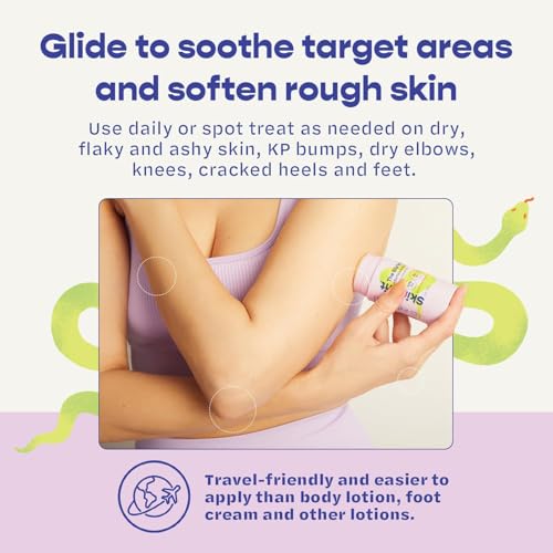 Glycolic Acid Body Stick - Exfoliating Bump & Strawberry Legs Treatment, 10% AHA & 2% BHA, Vegan & Cruelty-Free