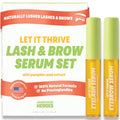 Handmade Heroes 100% Natural Vegan Lash & Brow Serum ? Rosemary & Pumpkin Seed Oil for Fuller, Thicker Looking Eyelashes, Eyebrows ? Gentle & Nourishing Formula Prostaglandin Free