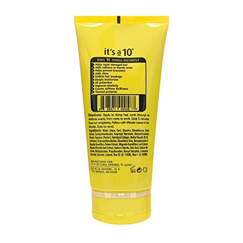 It's a 10 Haircare Five Minute Hair Repair for Blondes - 5 fl oz, Pack of 2