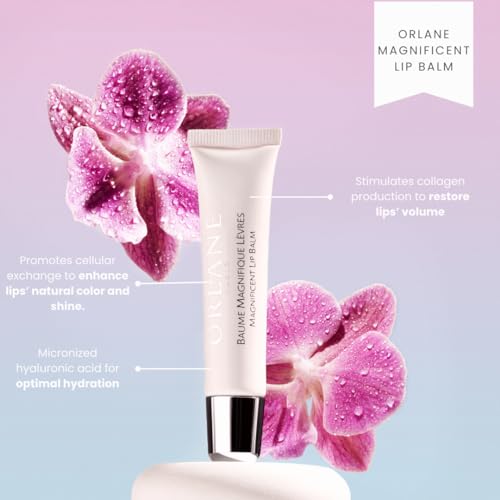 Orlane ? Magnificent Lip Balm, Smoothing & Plumping Lip Care, Nourishing Formula with Butters & Oils, Deep Hydration, Velvet Finish, Protects Against Dryness, Day & Night Use