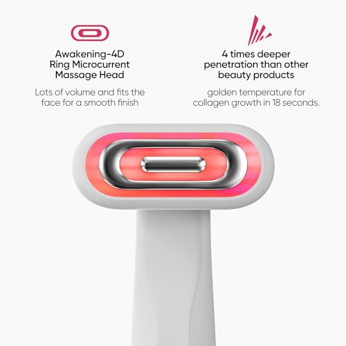 SMOOTHGLOW 2.0 PRO 4D LED Red Light Therapy for Face and Neck, | Light Therapy Wand red Light Therapy Holiday Gifts for Women | Without Base