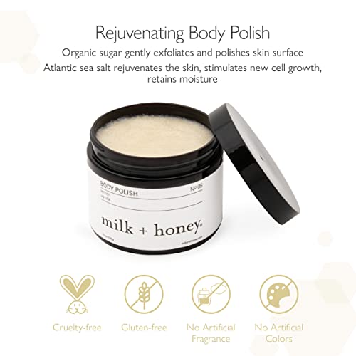 Lemon & Vanilla Exfoliating Body Polish - Sea Salt & Sugar, 7oz