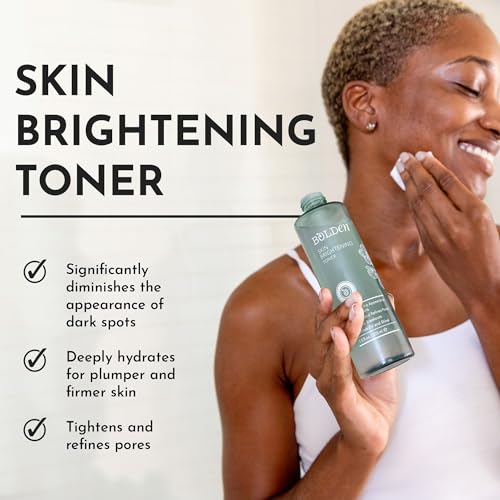 Brightening Face Toner with Glycolic Acid & Niacinamide for Oily Skin - 8 Fl Oz