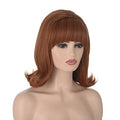 Vintage 70s Pinup Wig for Women - Ginger Beehive Style Halloween Costume Hair