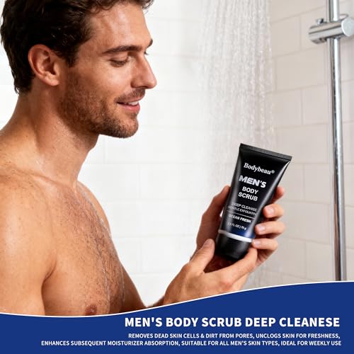 Men's Spa Gift Set 7-Piece Ocean Fresh Personal Care Kit with Travel Bag - 0.29 Fl Oz