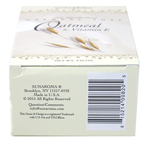 Oatmeal & Vitamin E Bar Soap Set - 4.25 Ounce Pack of 2