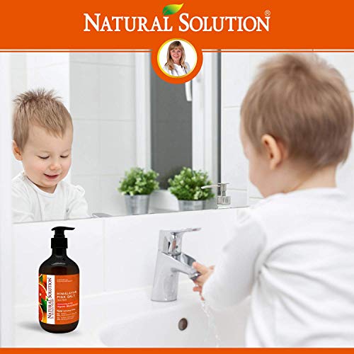 Organic Hand Wash with Blood Orange & Himalayan Pink Salt - Moisturizing, 14 oz Bottle (Pack of 3)