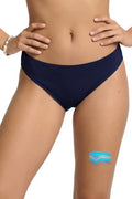 Beautikini Menstrual Swim Bikini Bottom Low Rise Leakproof Blue XS