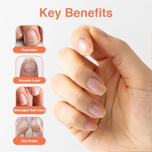 Fermented Nail Oil for Cuticle & Nail Repair | Vegan K-Beauty Serum with Herbal Extracts | Natural Strengthening & Moisturizing Formula for Brittle, Dry Nails | Nourishes, Smooths, Restores | 8ml