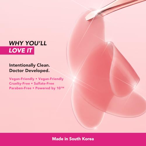 Under Eye Patches with Peptides & Hyaluronic Acid - Brightening & De-Puffing, 20 Patches